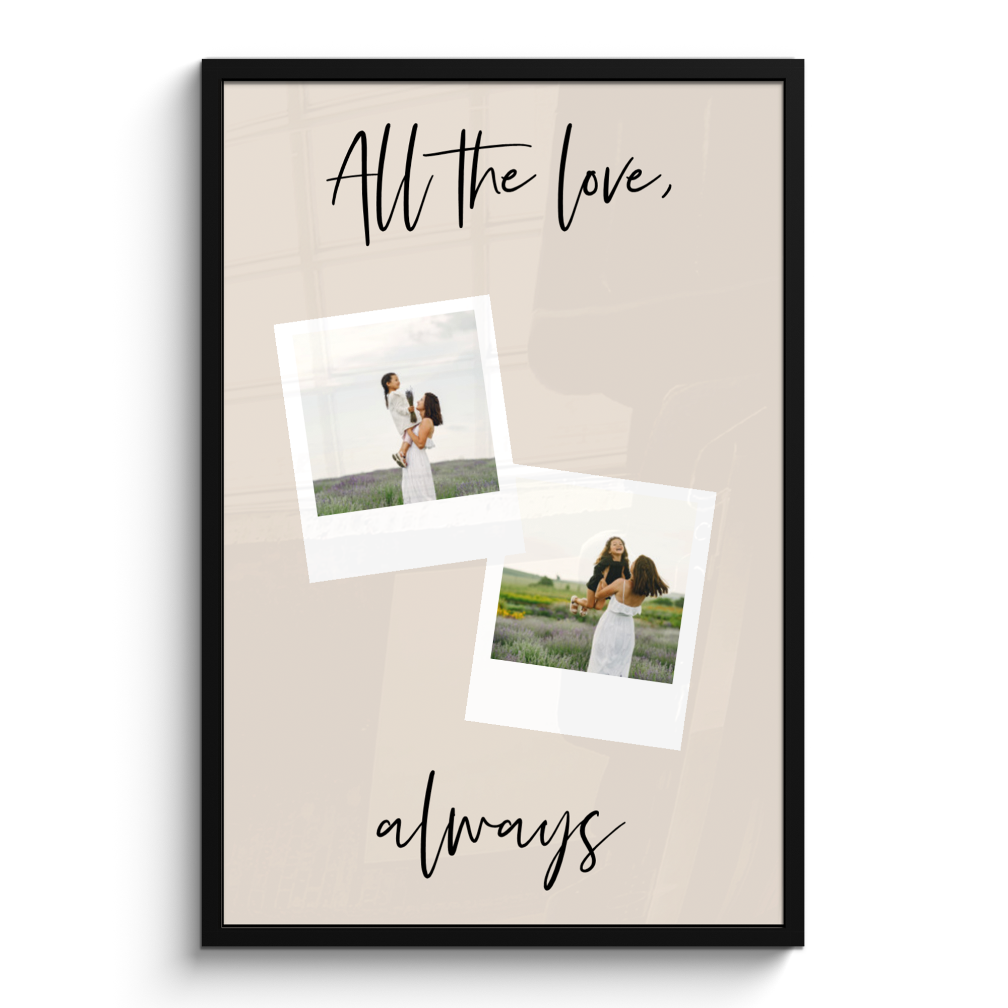 Cadre photo - All the love always