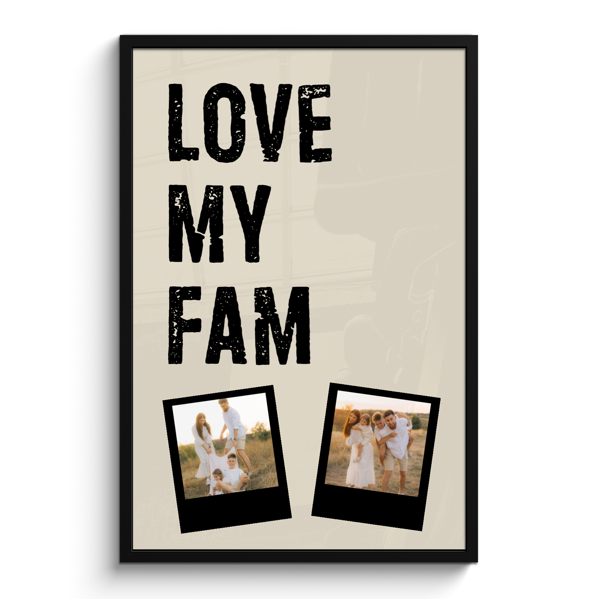 Cadre photo - Love fam 2 polaroids