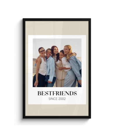Affiche encadrée - You are the best met 1 photo