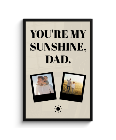 Affiche encadrée - You're my sunshine