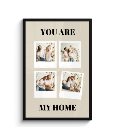 Affiche encadrée - You are my home