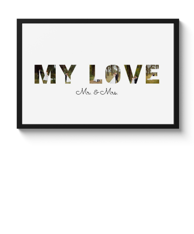 Affiche encadrée - My Love