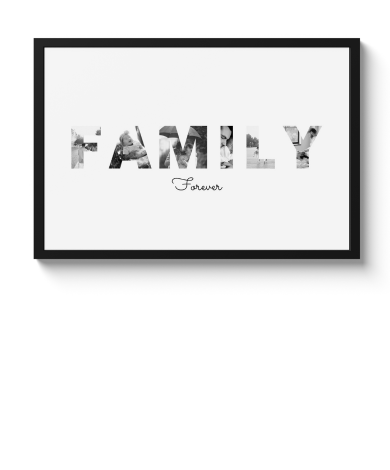 Affiche encadrée - Family