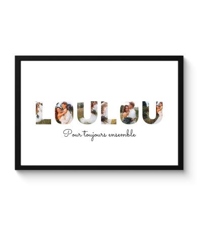 Affiche encadrée - Loulou