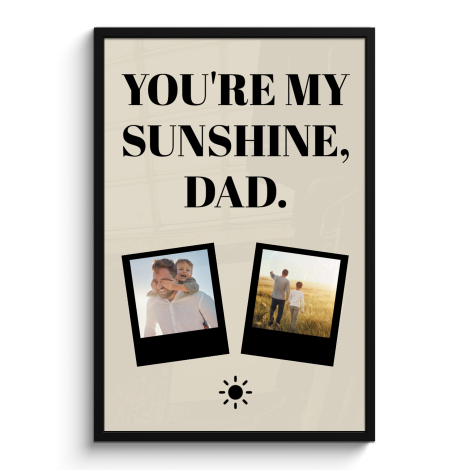 Affiche encadrée - You're my sunshine
