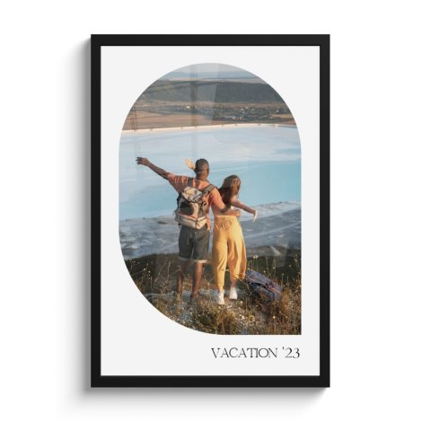 Affiche encadrée - Forme de ballon