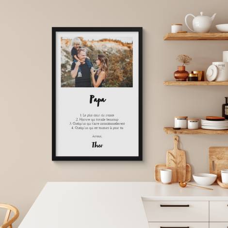 Affiche Définition Cuisine, Idéal Pour Votre Décoration Murale | L