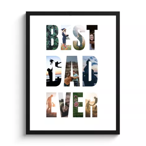 Affiche encadrée - Best dad ever