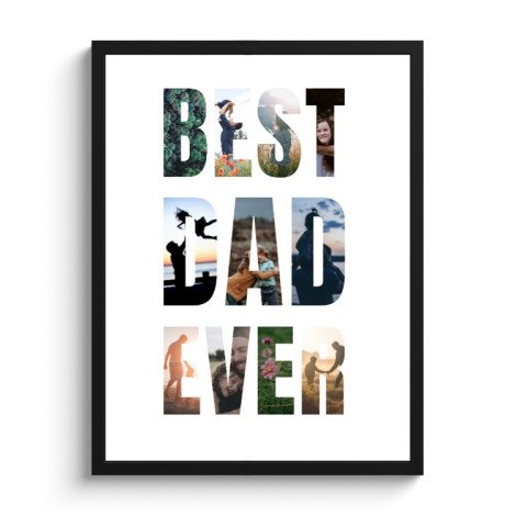 Affiche encadrée - Best dad ever