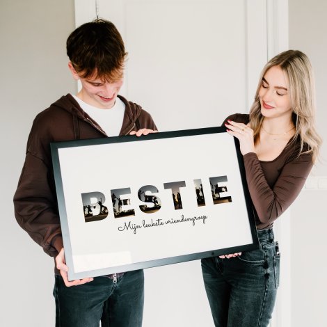 Poster met lijst - Bedankt