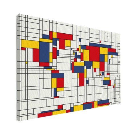 Mondriaan origineel canvas