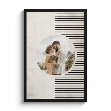 Cercle sur fond abstrait