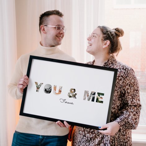 Affiche encadrée - You & Me