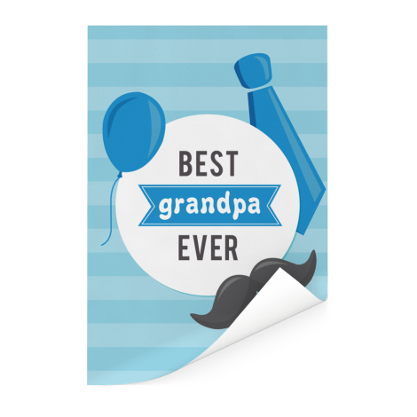Vaderdag - Best grandpa ever Poster
