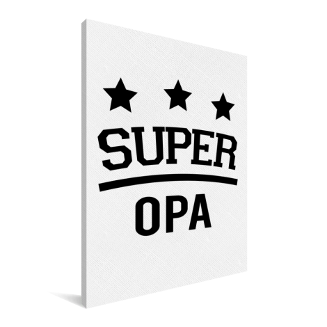 Vaderdag - Super opa Canvas