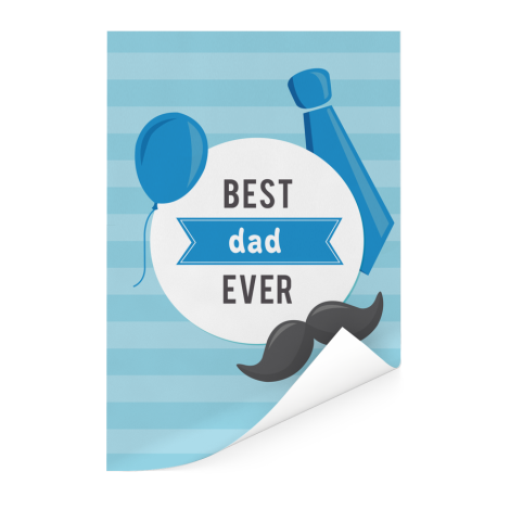 Vaderdag - Best dad ever Poster