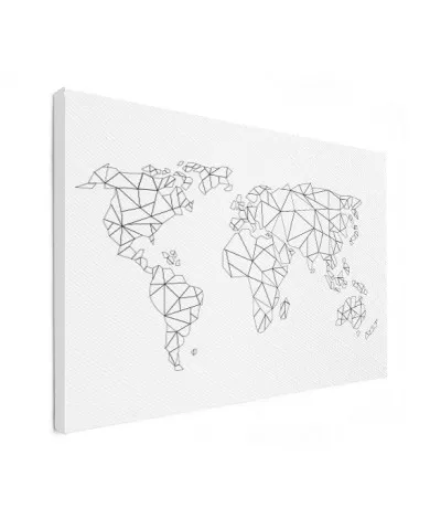 Geometrisch - lijn canvas