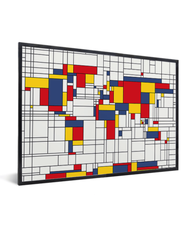 Mondriaan origineel in lijst