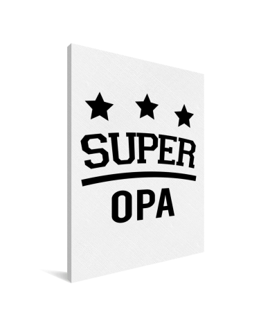 Vaderdag - Super opa Canvas