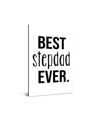 Vaderdag - Best stepdad ever Aluminium