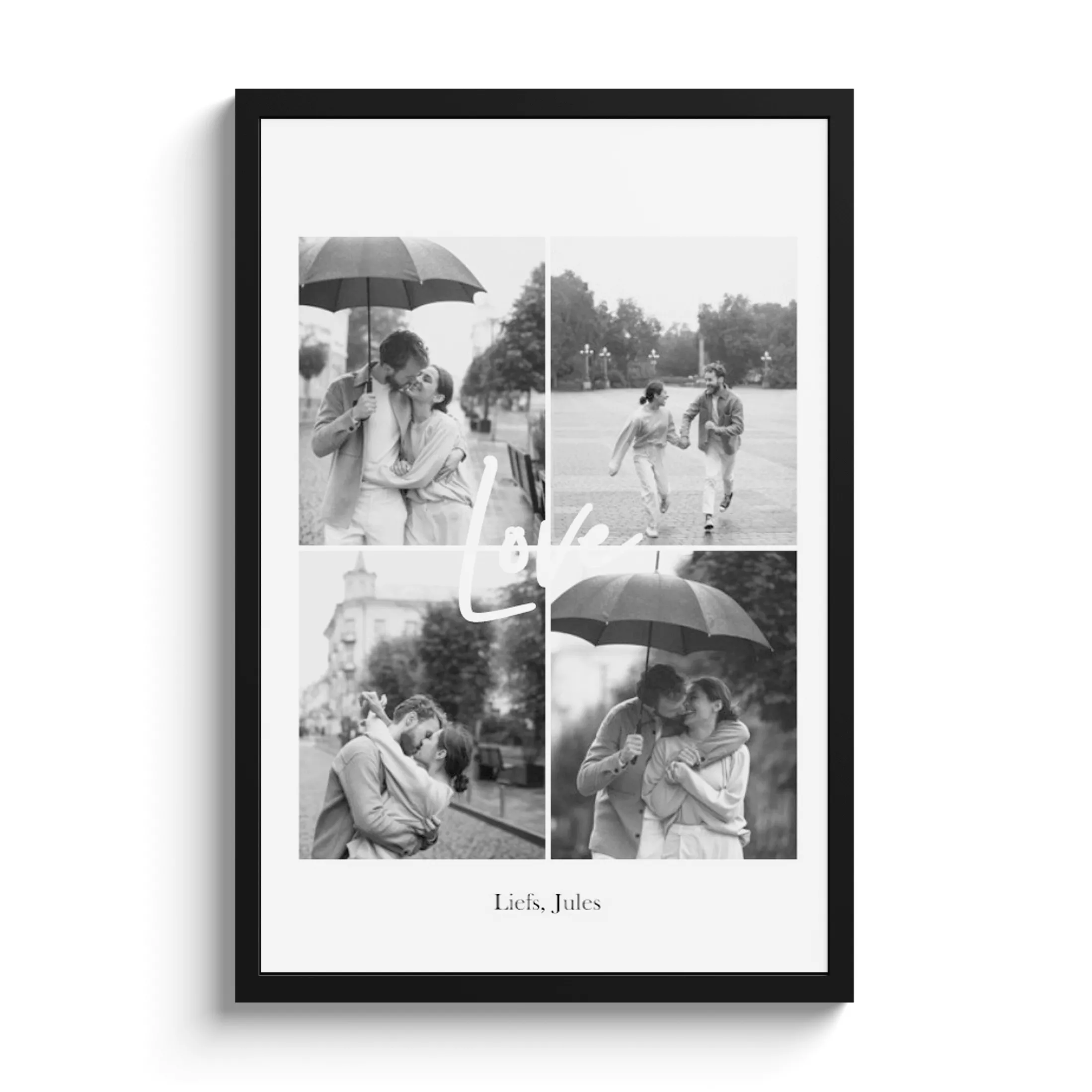 Cadre photo collage LOVE
