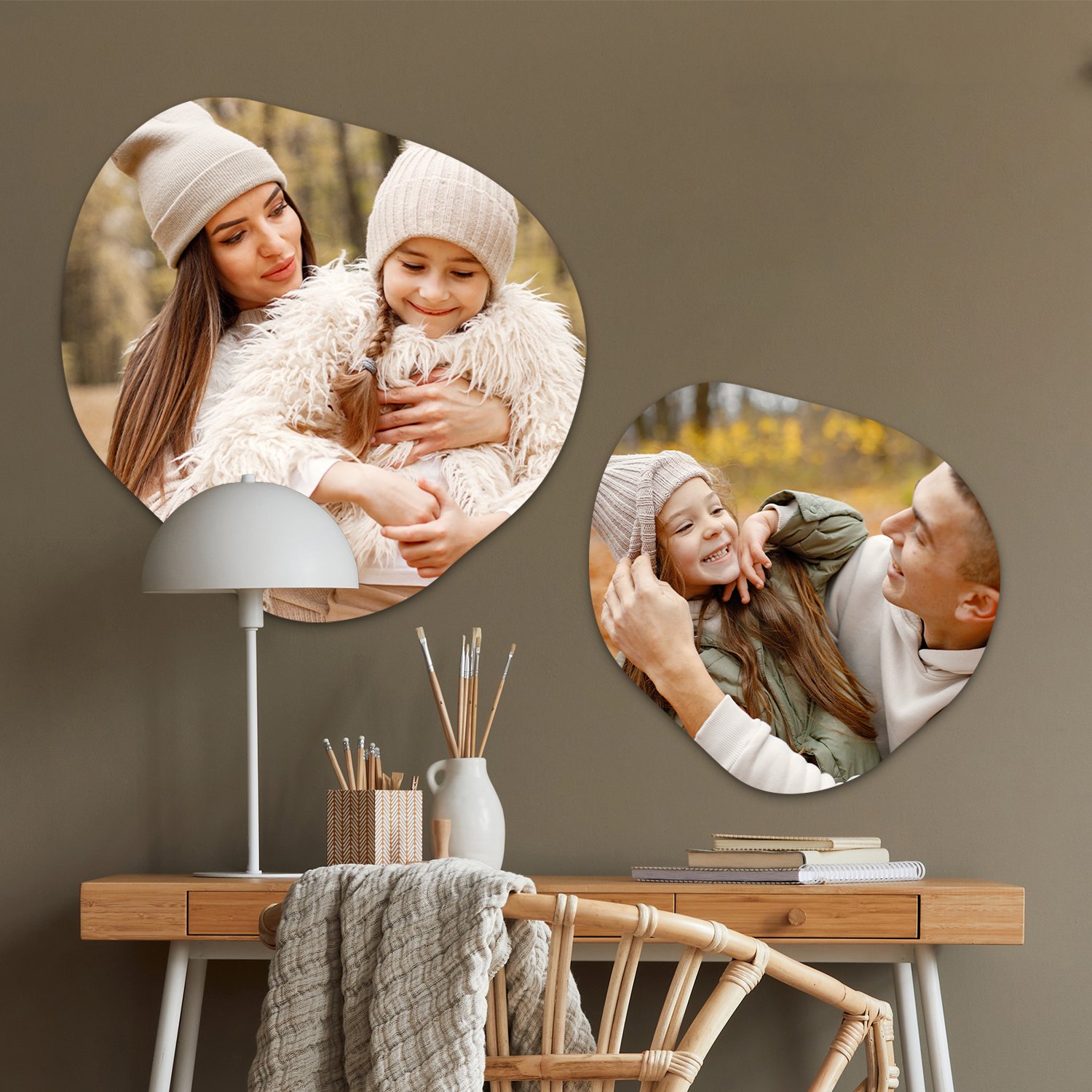 Formes organiques avec photo