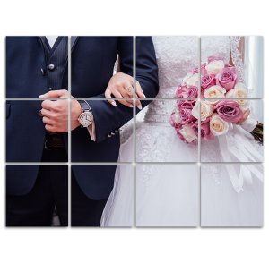 Foto op aluminium 60x40 cm