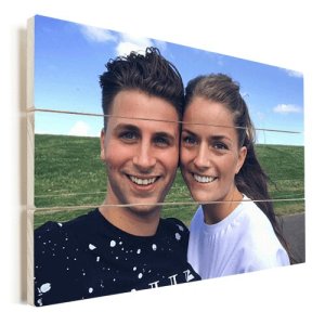 Photo sur planches de bois