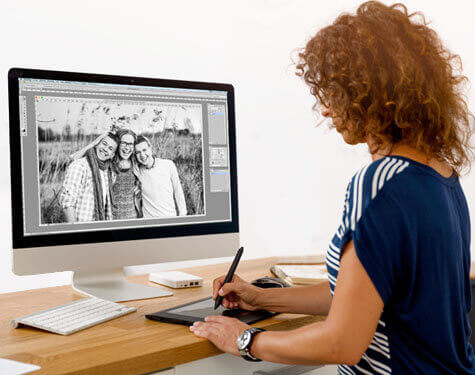 Contr&ocirc;le professionnel de la photo