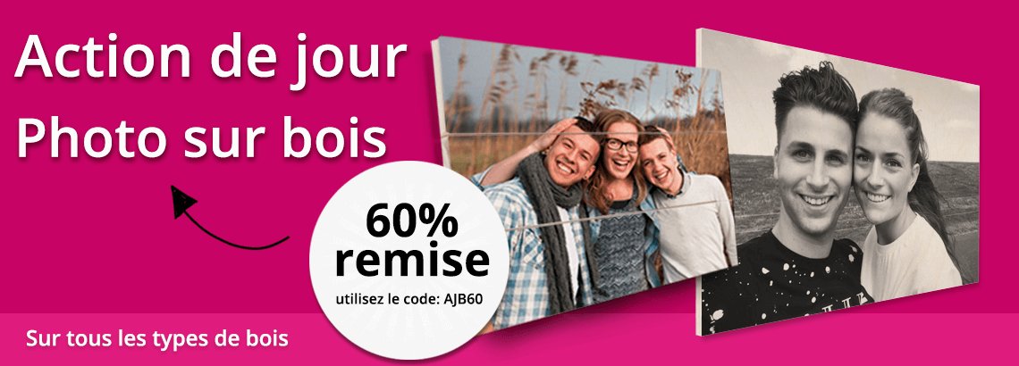 Photo sur bois 60 % de remise