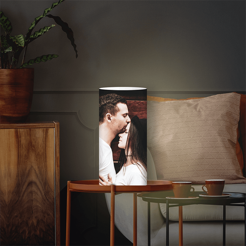 Photo sur lampe