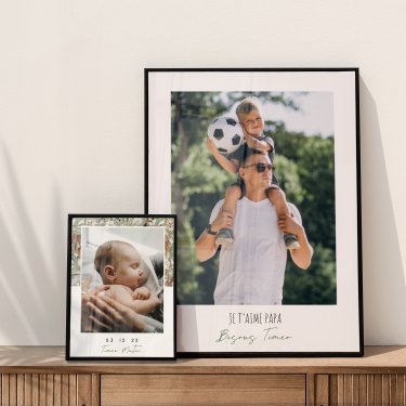 Cadre photo personnalisable