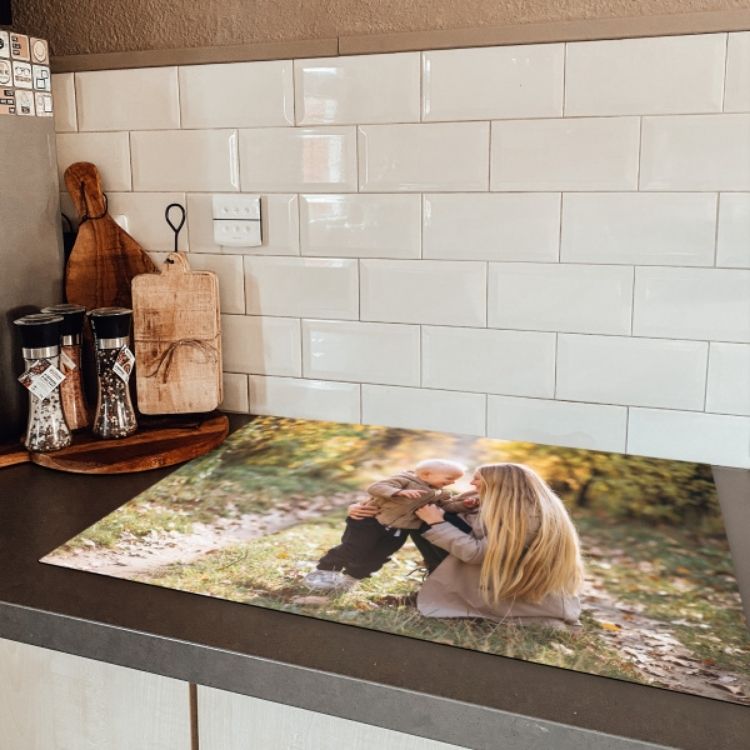 Protection plaque induction avec photo