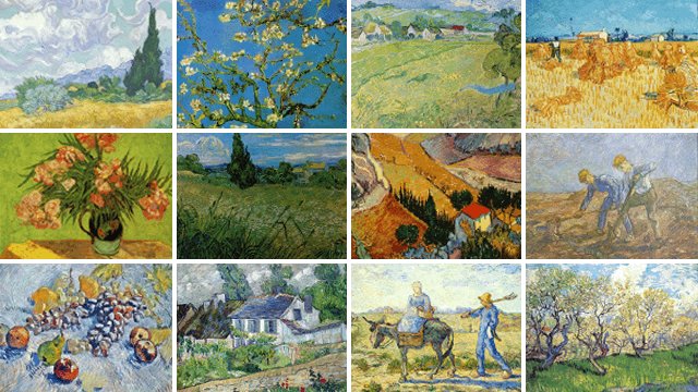 Sets de table Vincent van Gogh