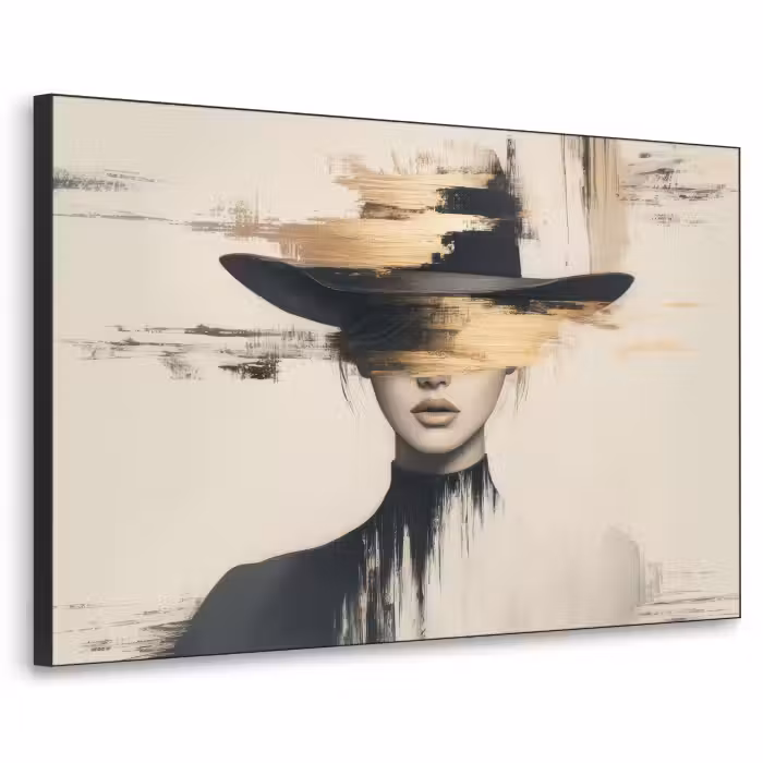 Art Frame - Femme - Chapeau - Peinture