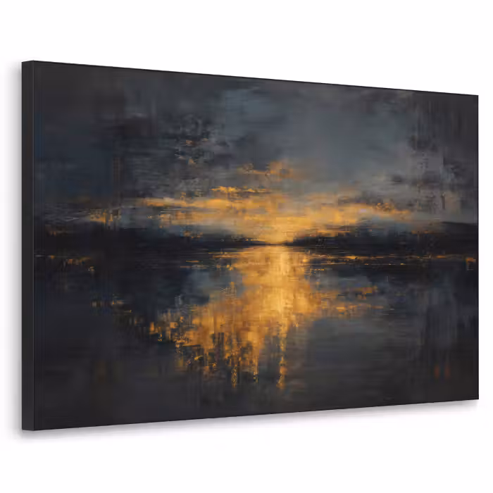 Art Frame - Reflet d'or sur l'eau