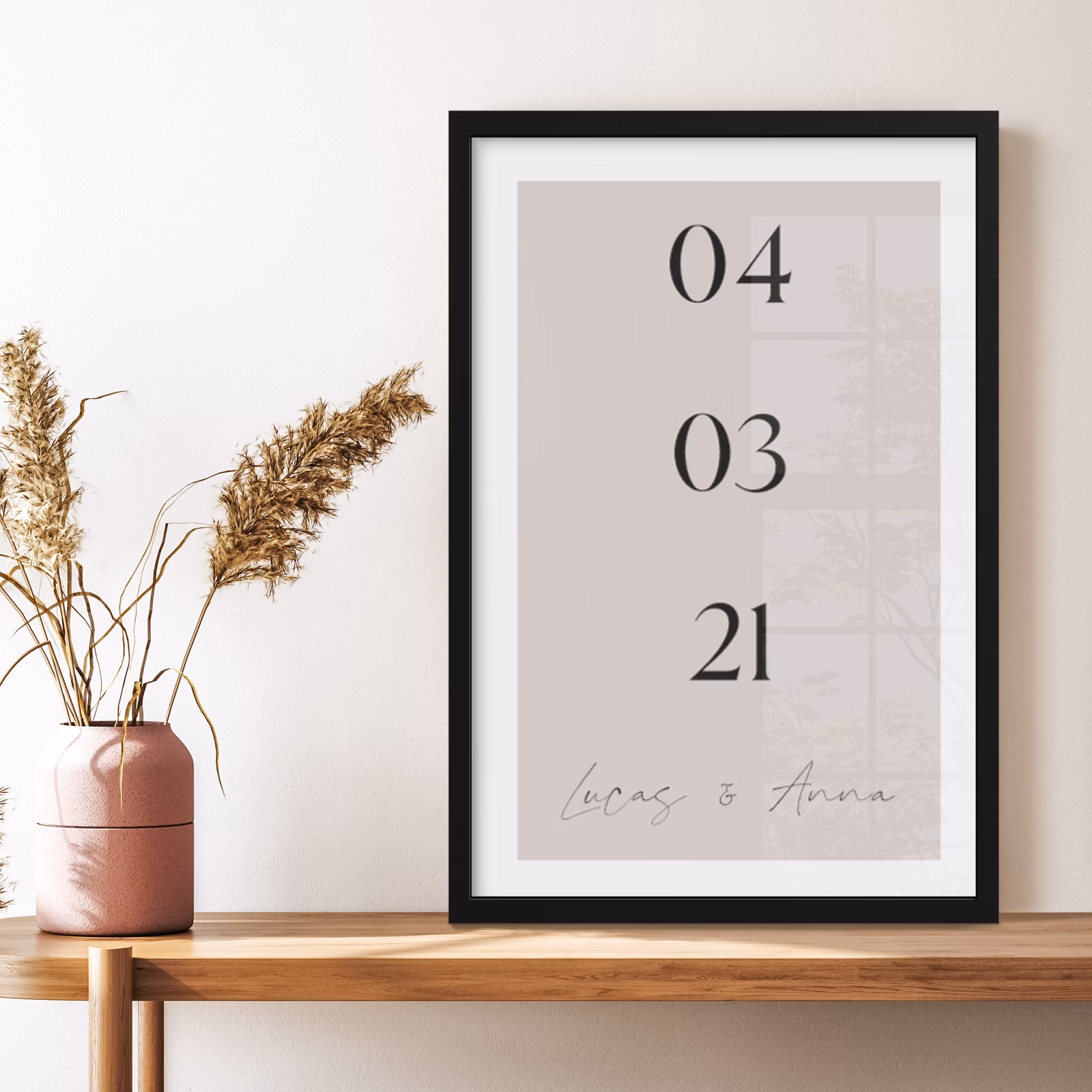 Affiche encadrée - Dates — 1