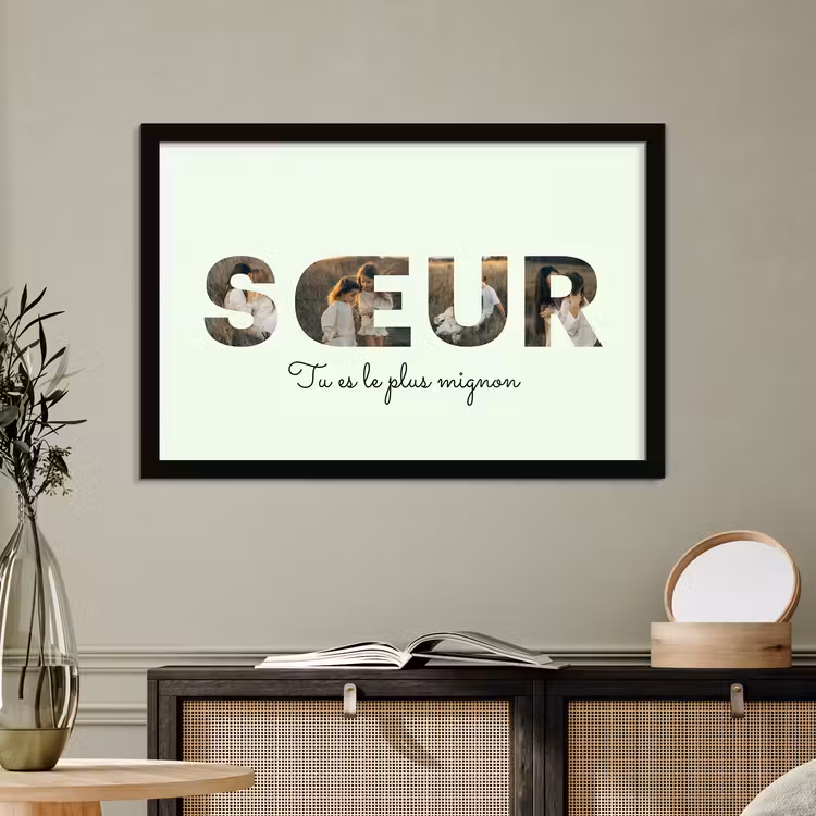 Affiche encadrée - Soeur — 3