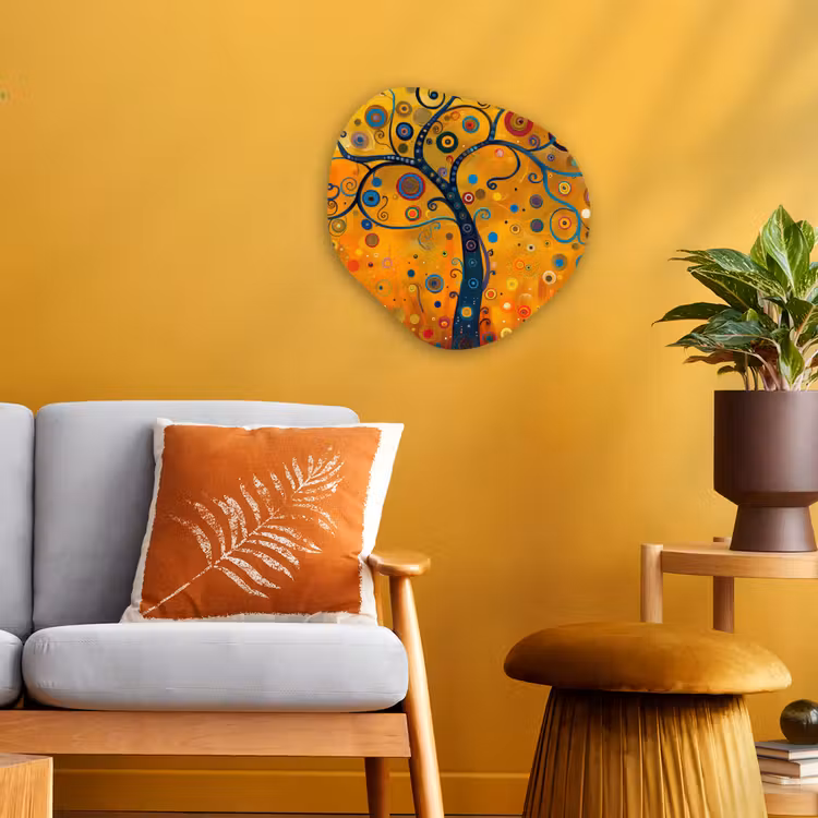 Forme organique - Forex - Abstrait - Arbre - Arbre de vie - Moderne — 3