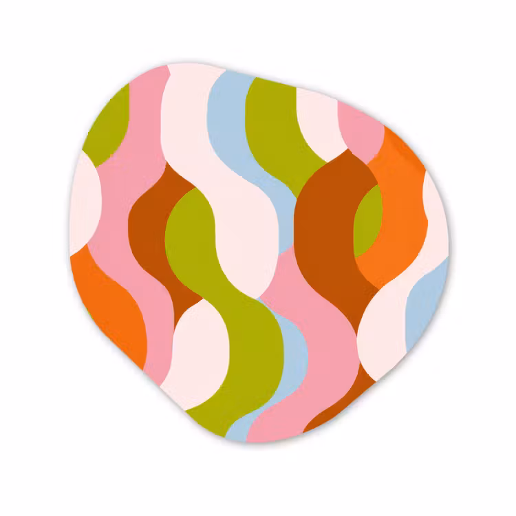 Forme organique - Forex - Abstrait - Formes - Rose — 1