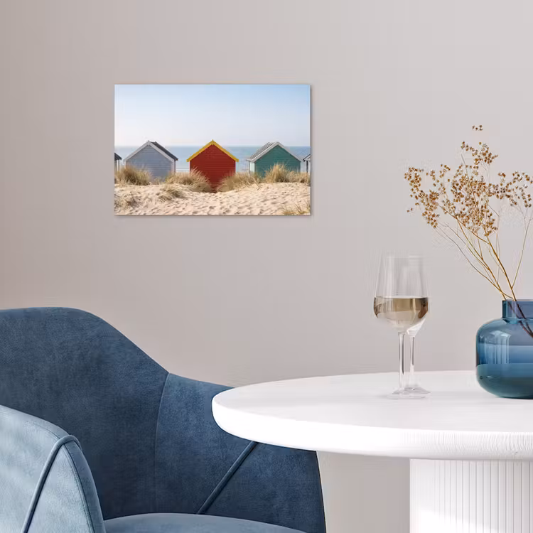 Affiche - Plage - Chalets - Coloré - Dunes — 4