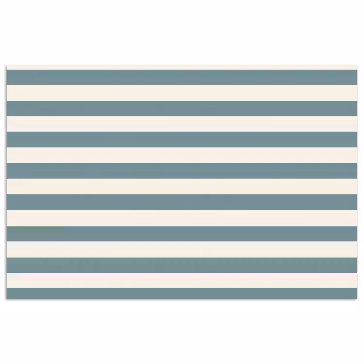 Affiche - Rayures - Moderne - Bleu — 1