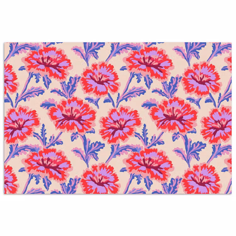 Affiche - Fleurs - Motif - Multicolore — 1