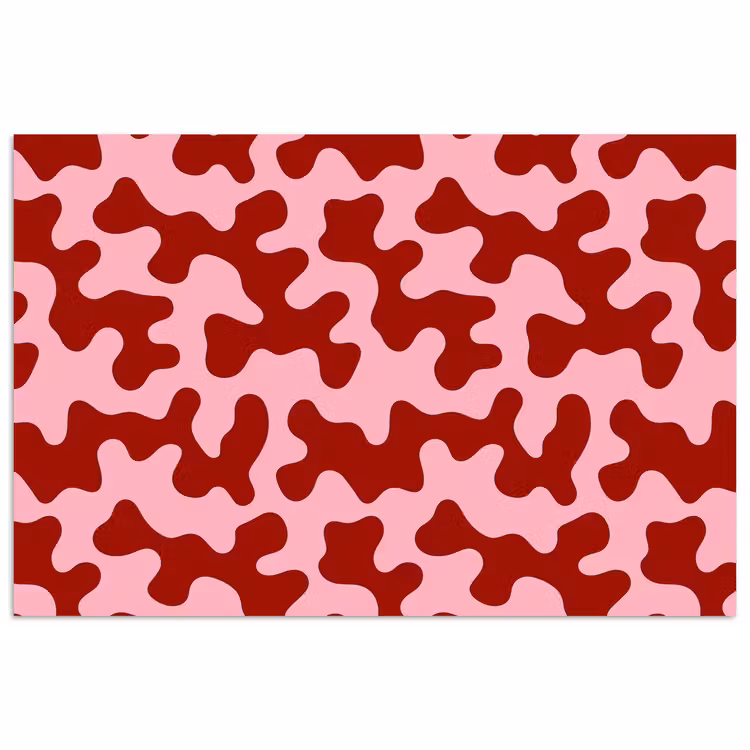 Affiche - Moderne - Abstrait - Rouge — 1