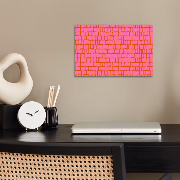 Affiche - Organic - Grille - Rose — 2