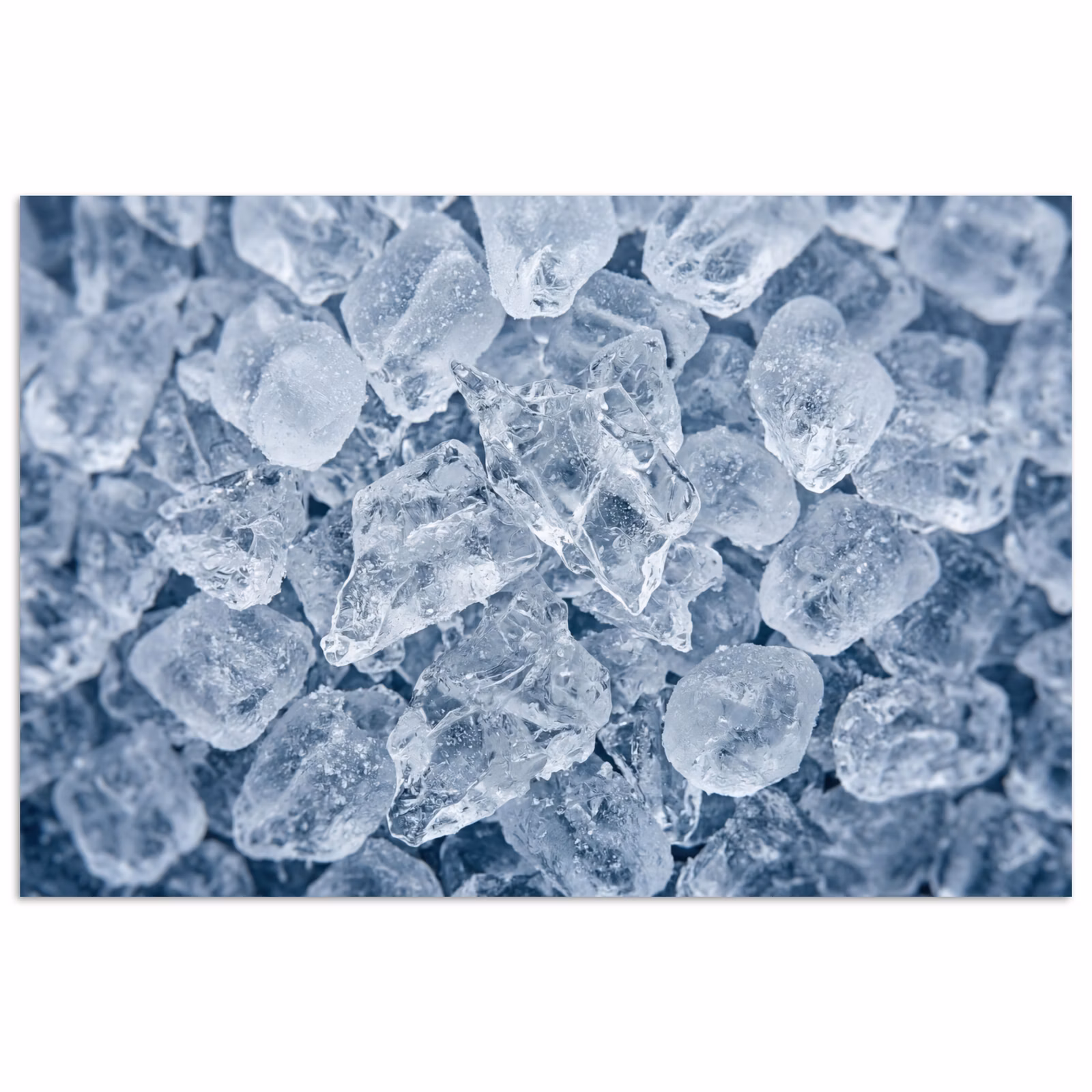 Affiche - Glaçons - Eau - Bleu — 1