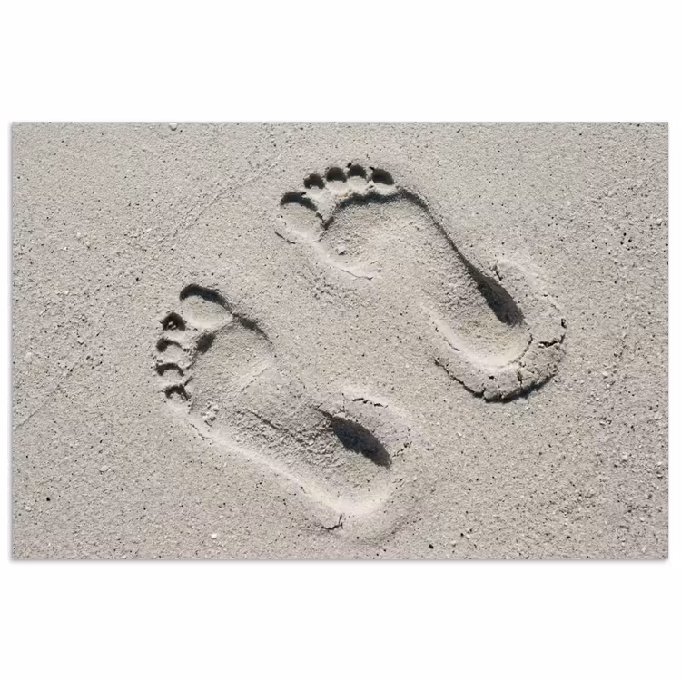 Affiche - Pieds - Sable - Mer — 1