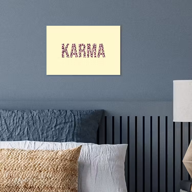 Affiche - Karma - Imprimé léopard - Jaune — 3
