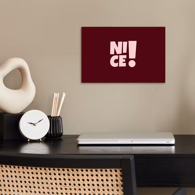 Affiche - Nice - Point d'exclamation - Rouge — 2