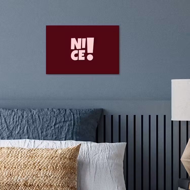 Affiche - Nice - Point d'exclamation - Rouge — 3